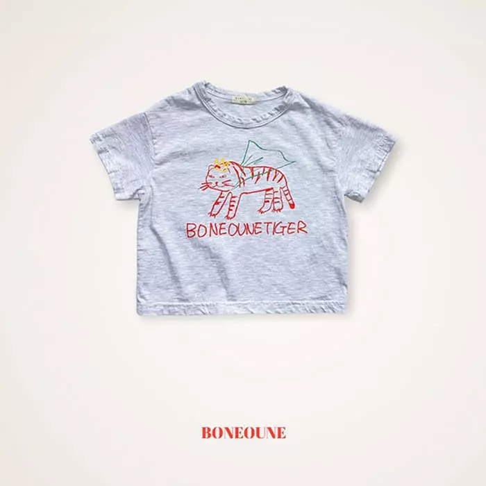 Boneoune - Korean Children Fashion - #prettylittlegirls - Tiger Tee - 7