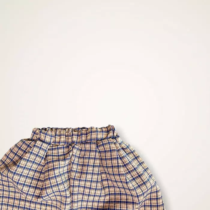 Boneoune - Korean Children Fashion - #prettylittlegirls - Check PAnts - 2