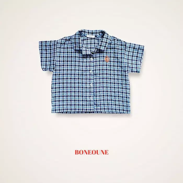 Boneoune - Korean Children Fashion - #stylishchildhood - Today Check Shirt - 5