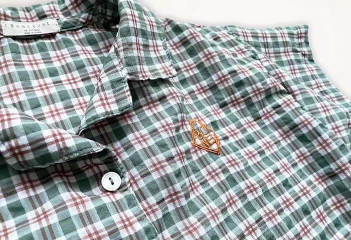Boneoune - Korean Children Fashion - #todddlerfashion - Today Check Shirt - 3