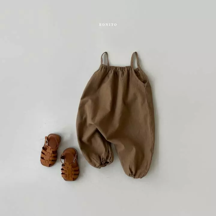 Bonito - Korean Baby Fashion - #babyboutique - Bebe Linen String Overalls - 6