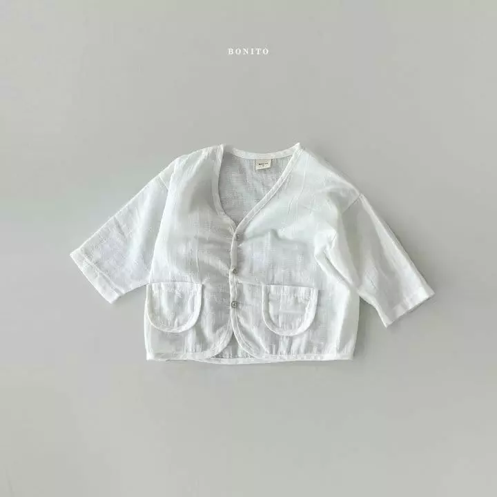 Bonito - Korean Baby Fashion - #babyfever - Bebe Summer Cardigan - 2