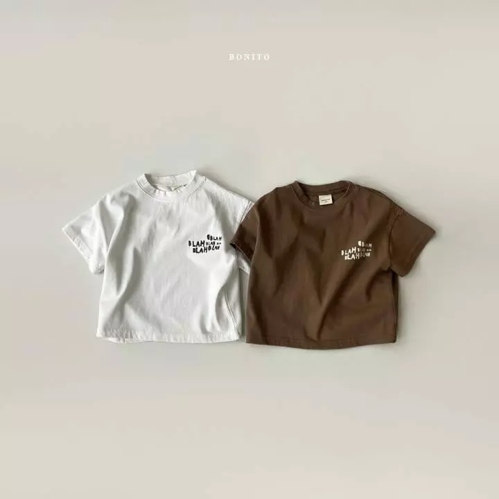 Bonito - Korean Children Fashion - #designkidswear - Blah Blah Tee - 3
