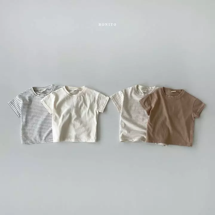 Bonito - Korean Children Fashion - #kidsstore - 1+1 Base Tee - 2