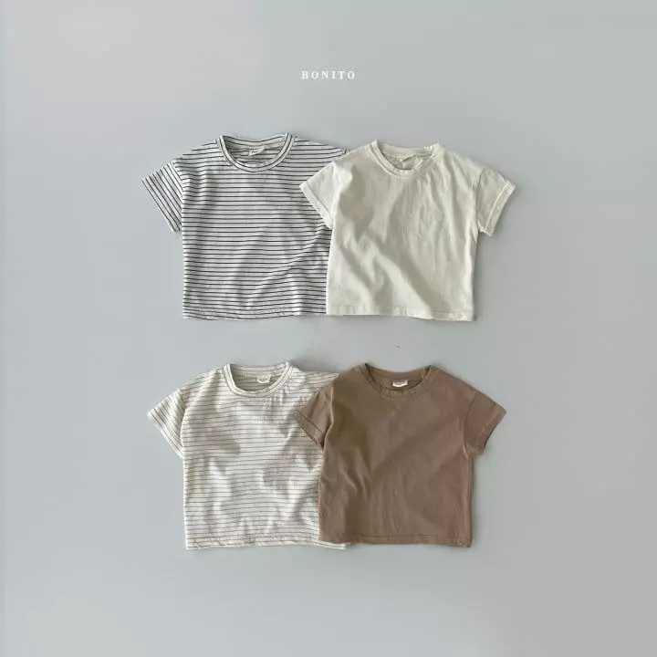 Bonito - Korean Children Fashion - #kidzfashiontrend - 1+1 Base Tee - 3