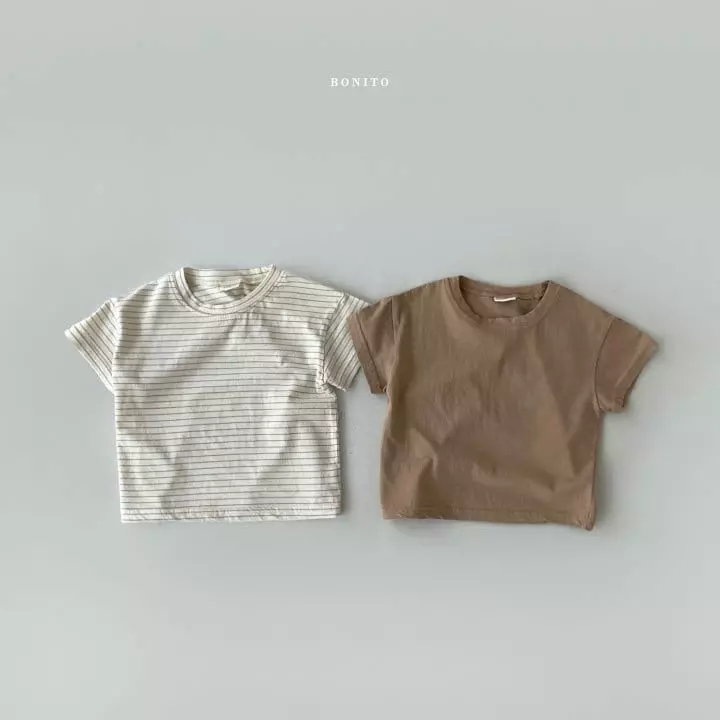 Bonito - Korean Children Fashion - #littlefashionista - 1+1 Base Tee - 5