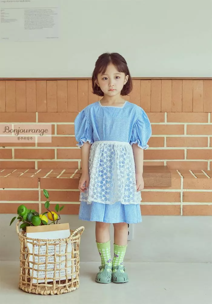 Bonjour Ange - Korean Children Fashion - #Kfashion4kids - Hydi Sha Skirt One-piece Set - 9
