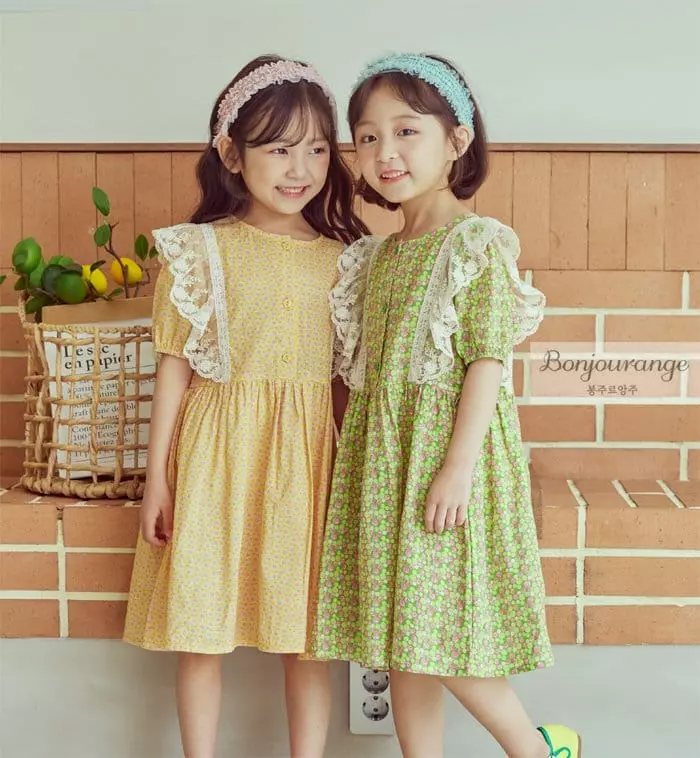 Bonjour Ange - Korean Children Fashion - #stylishchildhood - Luming One-piece - 4