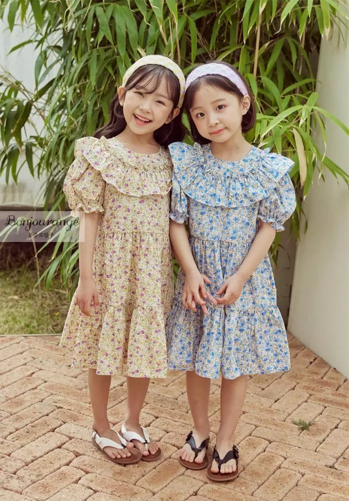 Bonjour Ange - Korean Children Fashion - #childofig - Daisy One-piece - 3