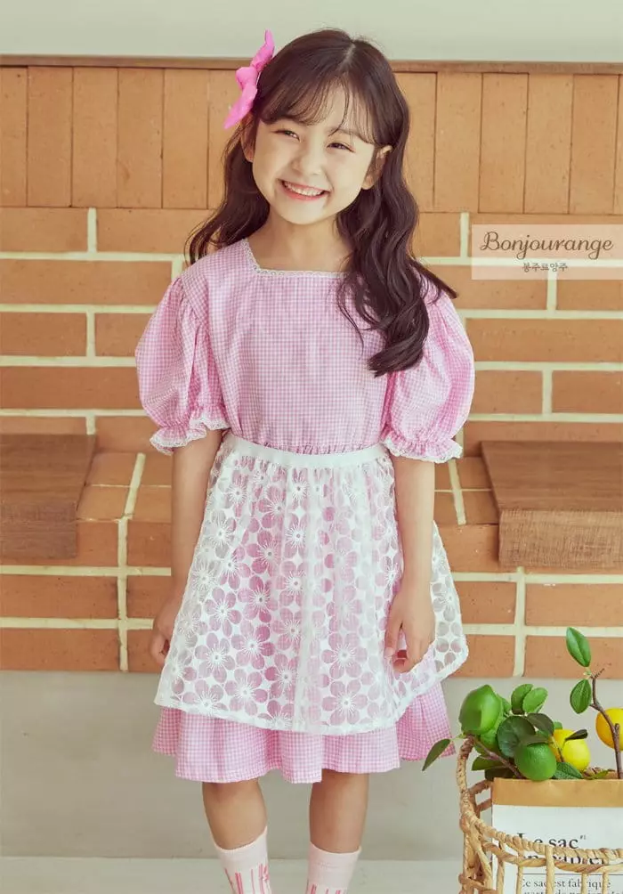 Bonjour Ange - Korean Children Fashion - #childofig - Hydi Sha Skirt One-piece Set