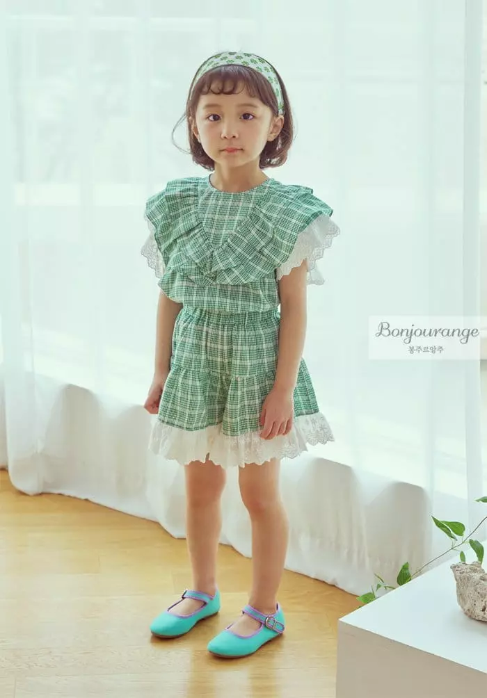 Bonjour Ange - Korean Children Fashion - #childrensboutique - Love Mood Top Bottom Set - 6