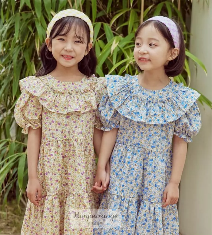 Bonjour Ange - Korean Children Fashion - #childofig - Daisy One-piece - 4