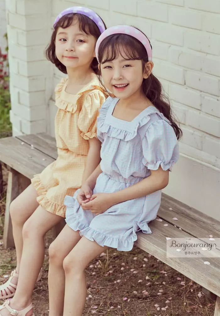 Bonjour Ange - Korean Children Fashion - #designkidswear - Sugar Bonbon Top Bottom Set - 8