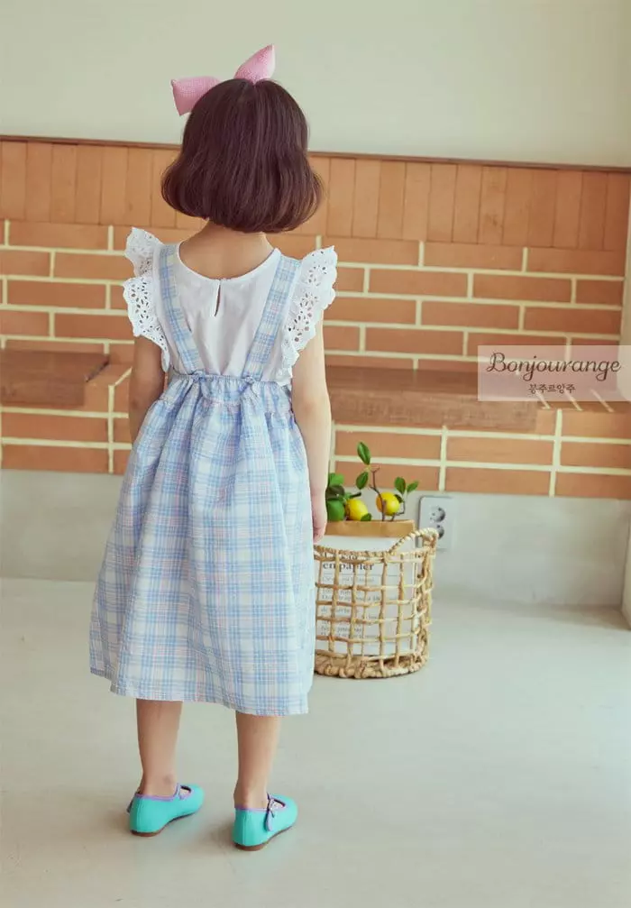 Bonjour Ange - Korean Children Fashion - #designkidswear - Cotton Candy One-piece - 2