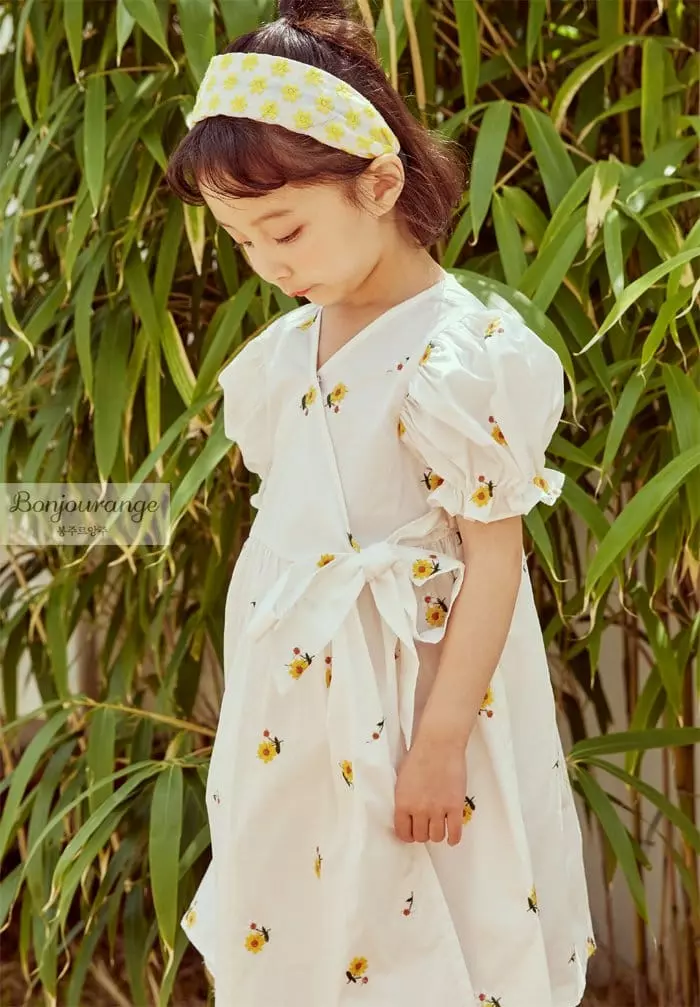 Bonjour Ange - Korean Children Fashion - #littlefashionista - Aroha Wrap One-piecde - 7