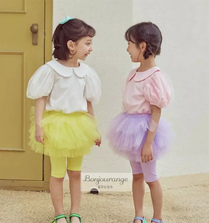 Bonjour Ange - Korean Children Fashion - #littlefashionista - Bubble Sha Tee - 5