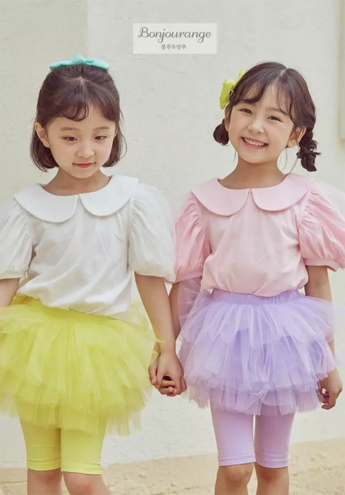 Bonjour Ange - Korean Children Fashion - #magicofchildhood - Bubble Sha Tee - 6