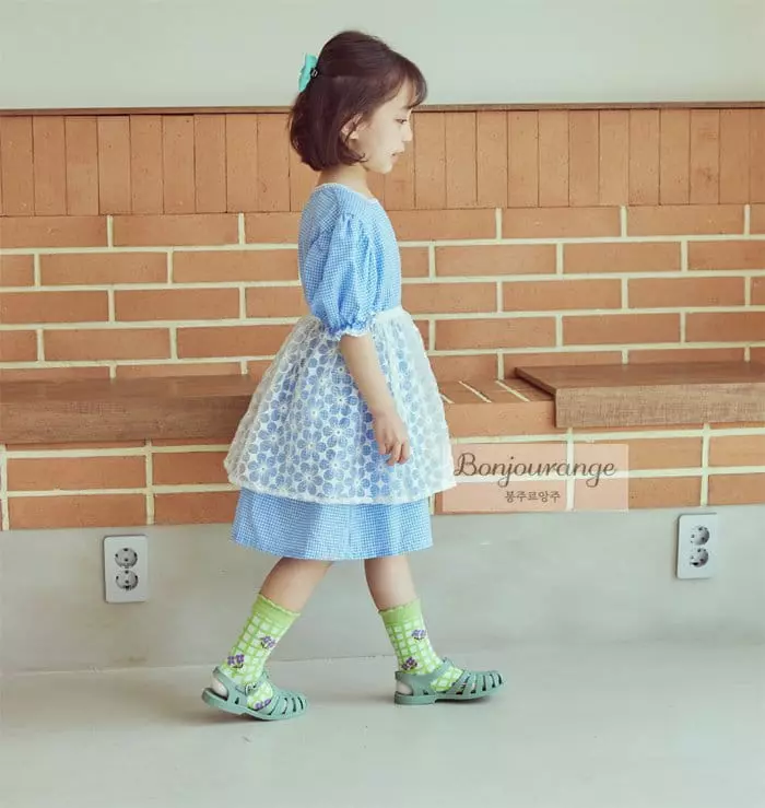 Bonjour Ange - Korean Children Fashion - #minifashionista - Hydi Sha Skirt One-piece Set - 12