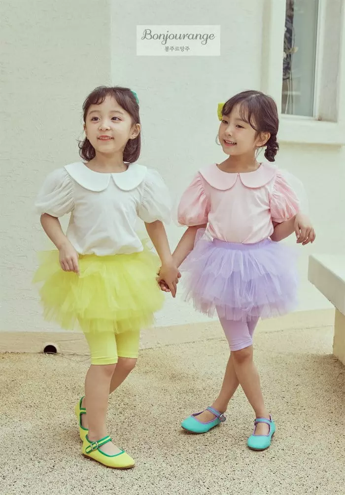 Bonjour Ange - Korean Children Fashion - #minifashionista - Bubble Sha Tee - 7