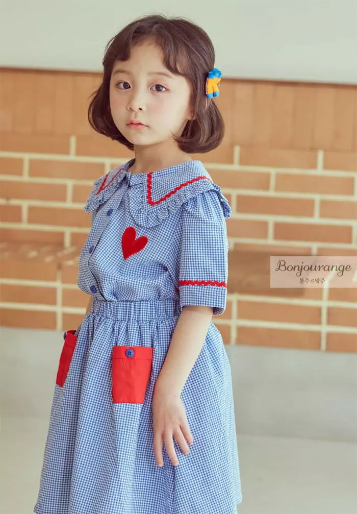 Bonjour Ange - Korean Children Fashion - #prettylittlegirls - Cuing Skirt Top Bottom Set - 3