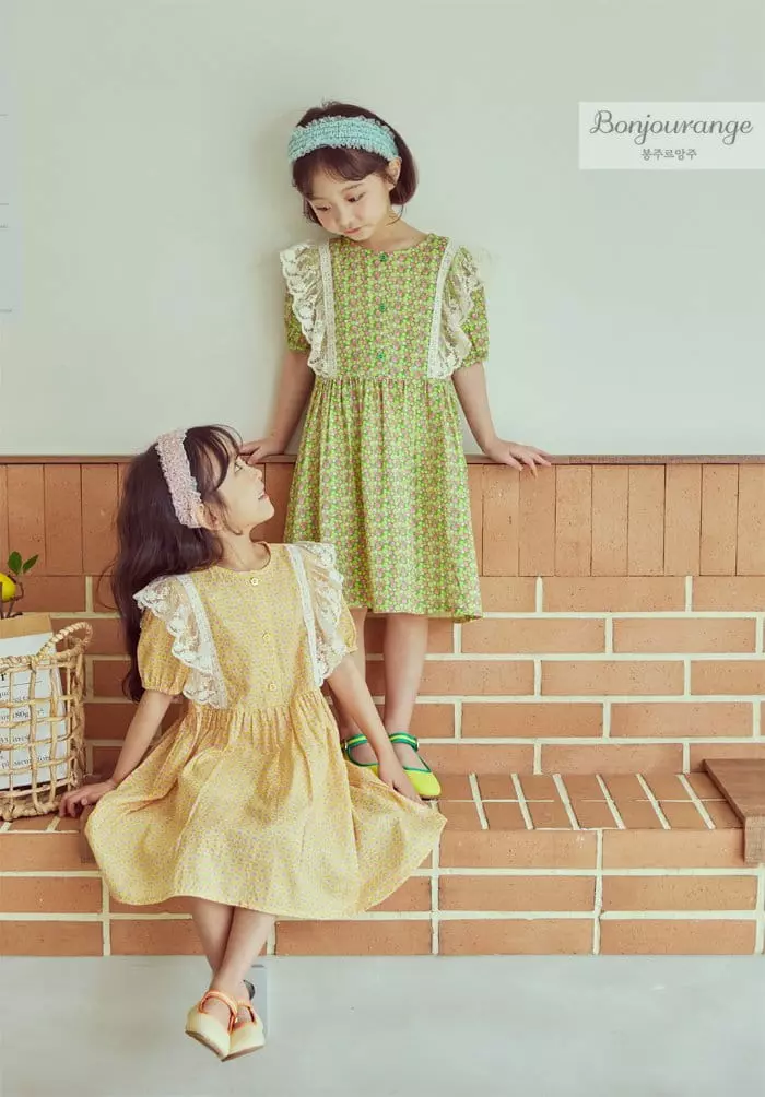 Bonjour Ange - Korean Children Fashion - #stylishchildhood - Luming One-piece - 3
