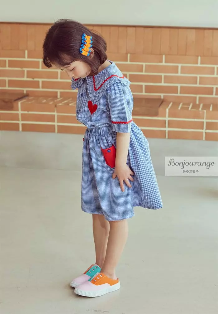 Bonjour Ange - Korean Children Fashion - #prettylittlegirls - Cuing Skirt Top Bottom Set - 4