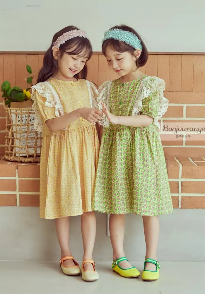 Bonjour Ange - Korean Children Fashion - #todddlerfashion - Luming One-piece
