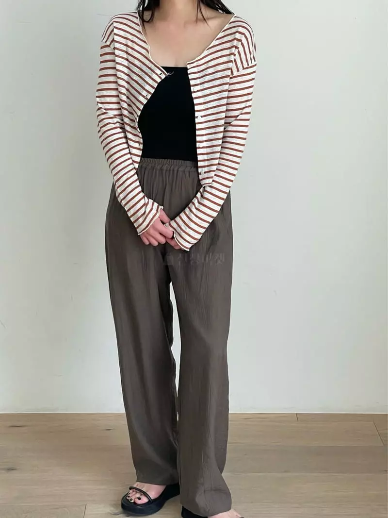 Browns - Korean Women Fashion - #momslook - Plisse Pants - 3