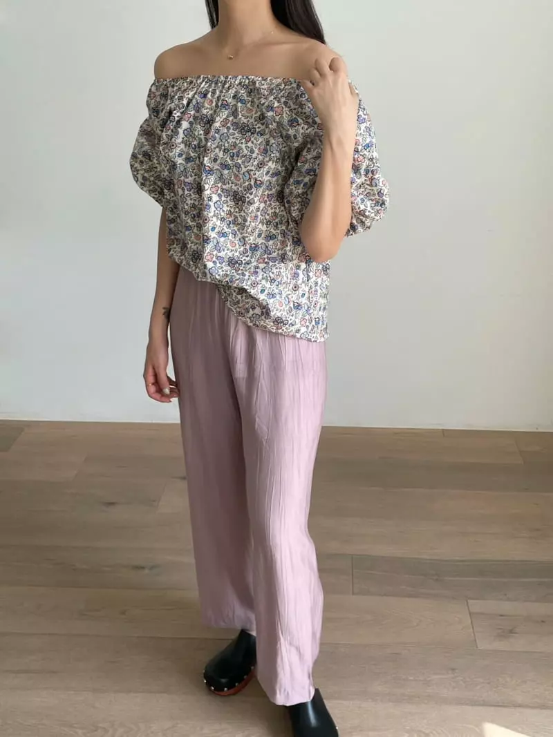 Browns - Korean Women Fashion - #momslook - Parette Off Blouse - 2