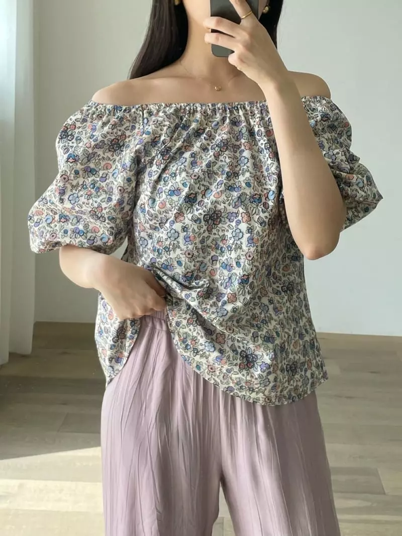 Browns - Korean Women Fashion - #womensfashion - Parette Off Blouse - 4