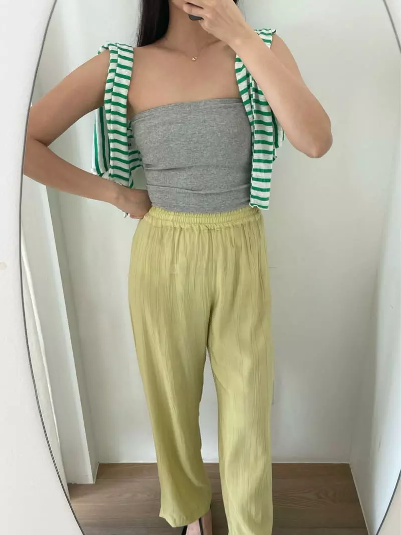 Browns - Korean Women Fashion - #momslook - Tube Top - 3