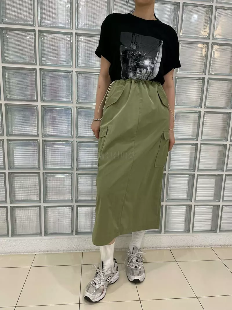 Buckle - Korean Women Fashion - #womensfashion - Cargo Skirt - 4