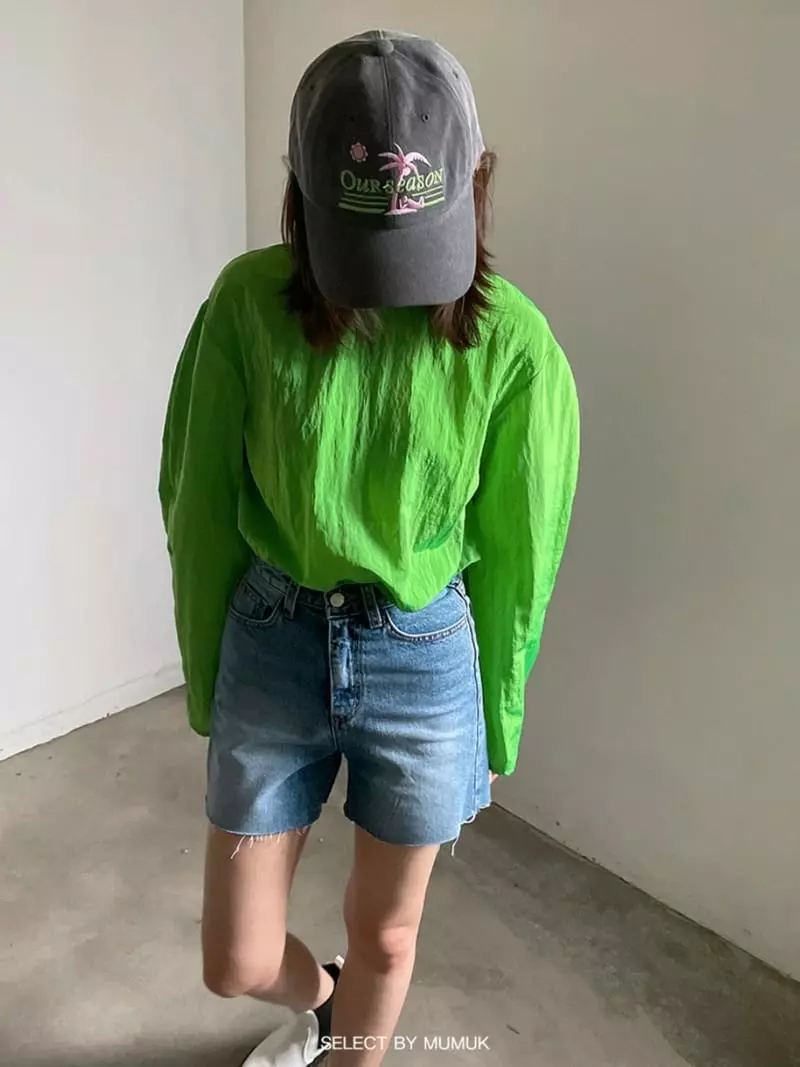 Buckle - Korean Women Fashion - #momslook - Anorak Round Tee