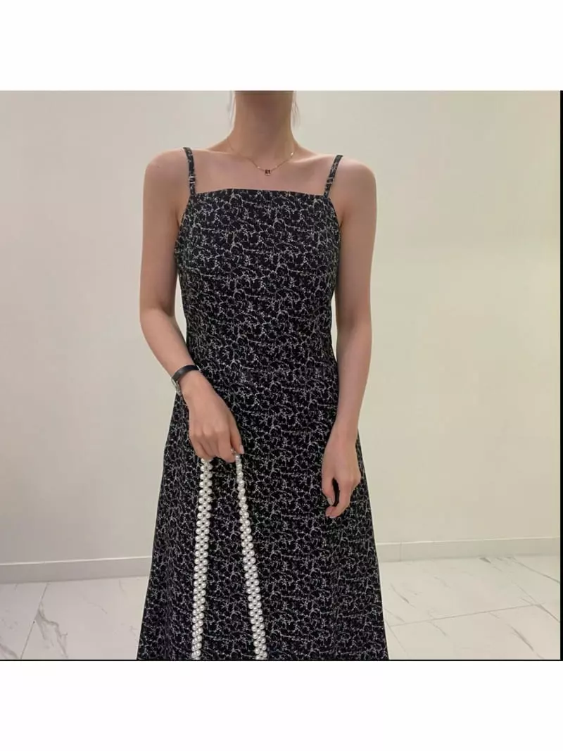 Buckle - Korean Women Fashion - #momslook - Paint Sleeveless One-piece - 2