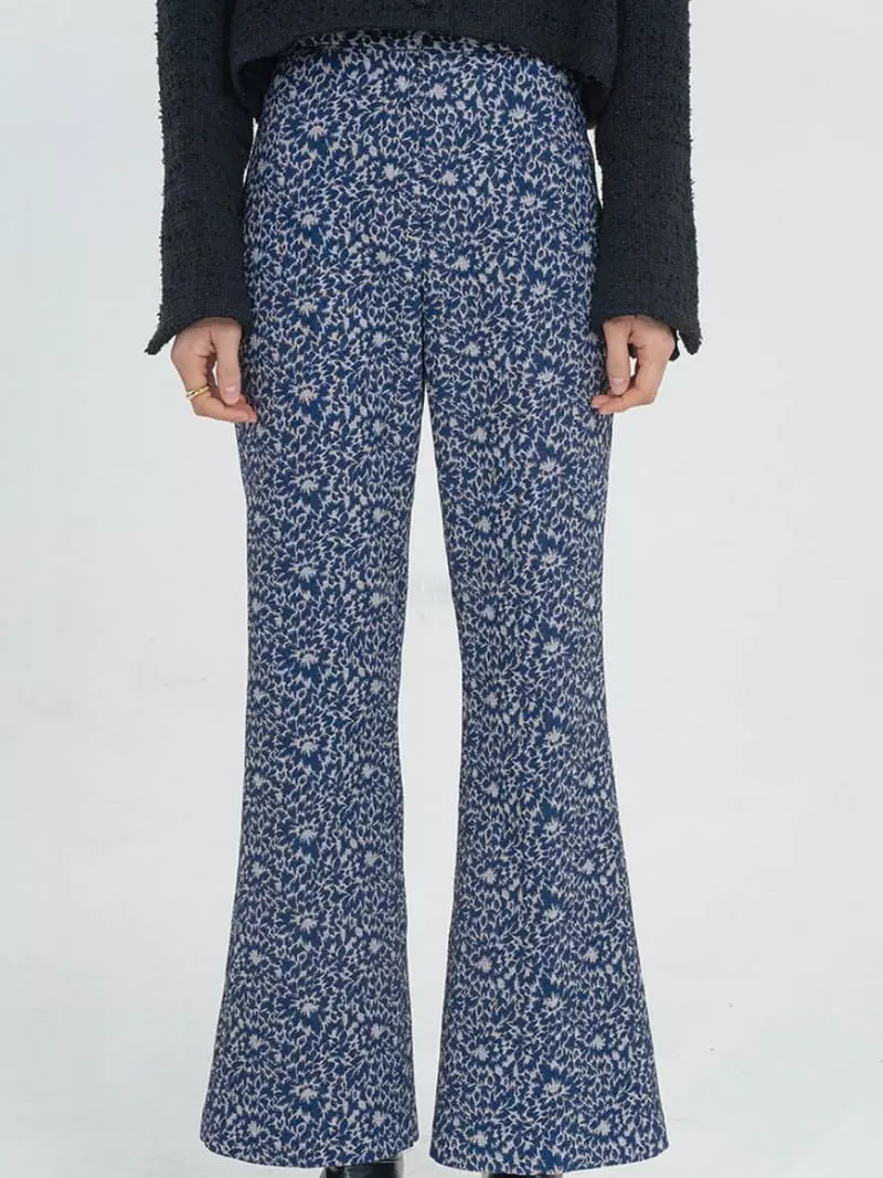 Buckle - Korean Women Fashion - #momslook - Jacquard Pants - 2
