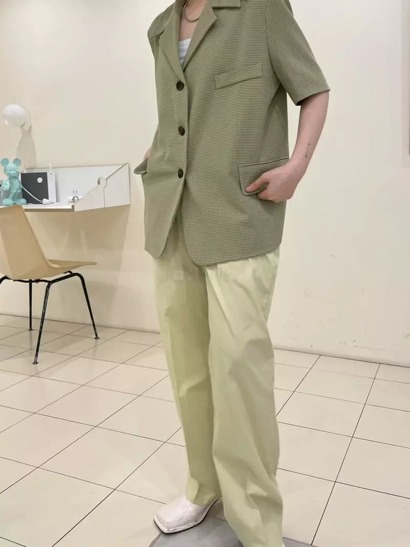 Buckle - Korean Women Fashion - #momslook - Banding Pants - 2