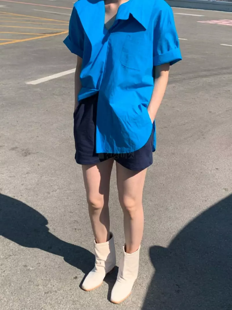 Buckle - Korean Women Fashion - #momslook - Frill Shirt - 2