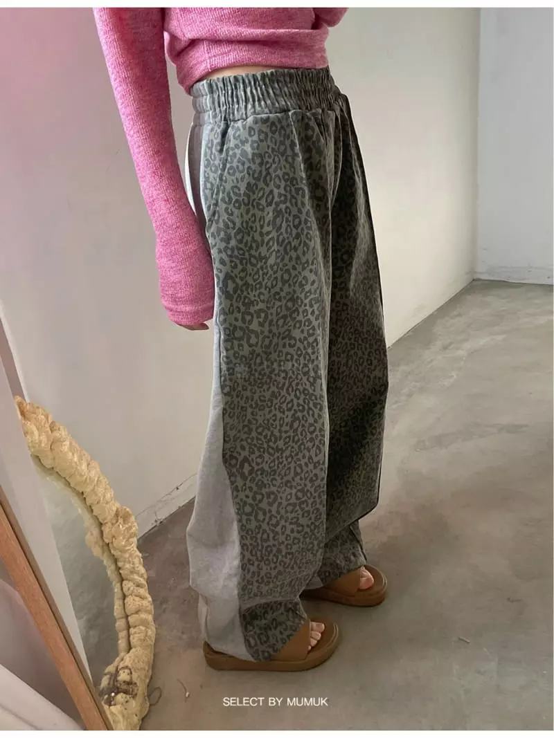 Buckle - Korean Women Fashion - #momslook - Leopard Pants - 2
