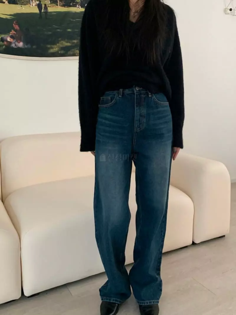 Buckle - Korean Women Fashion - #momslook - J008 Jeans