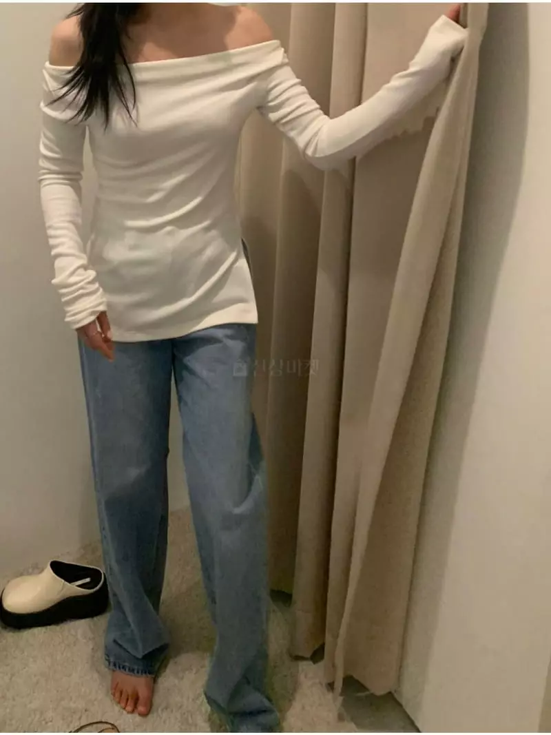 Buckle - Korean Women Fashion - #momslook - Soft Tee - 3