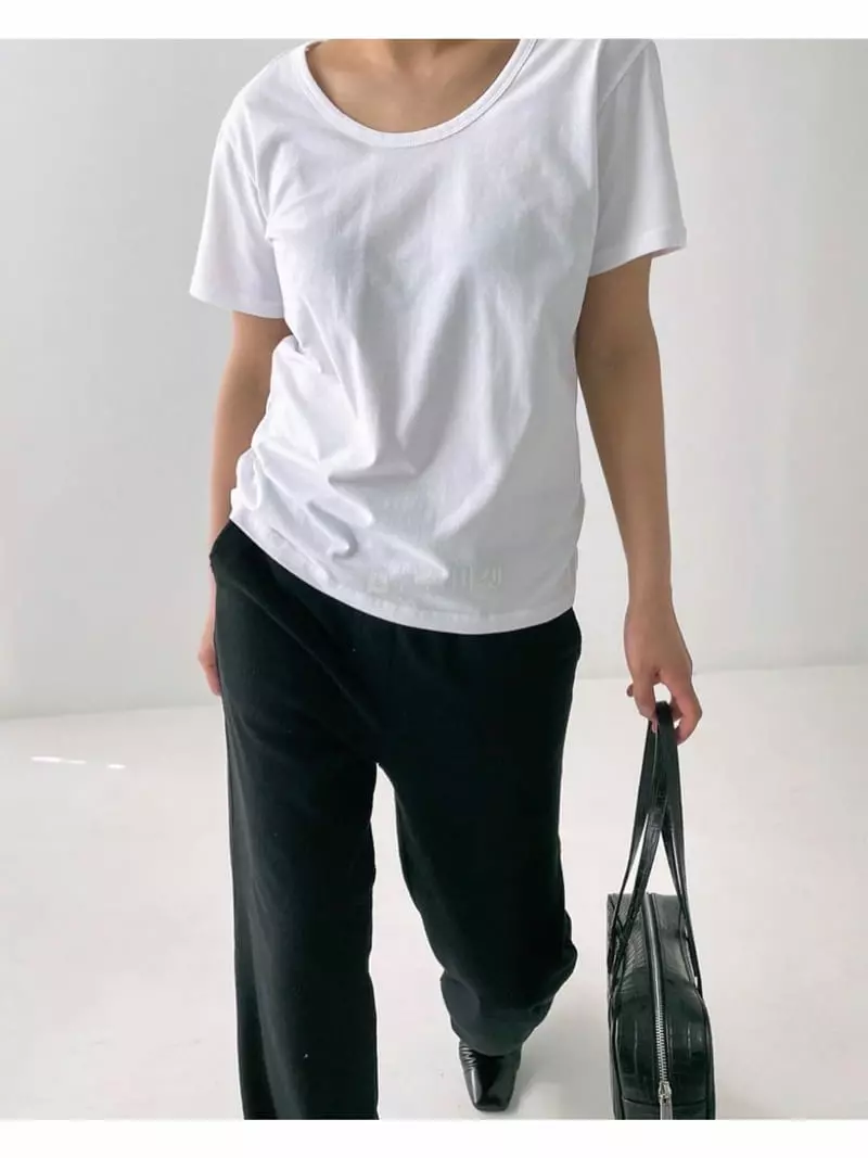Buckle - Korean Women Fashion - #momslook - Luna Tee - 2