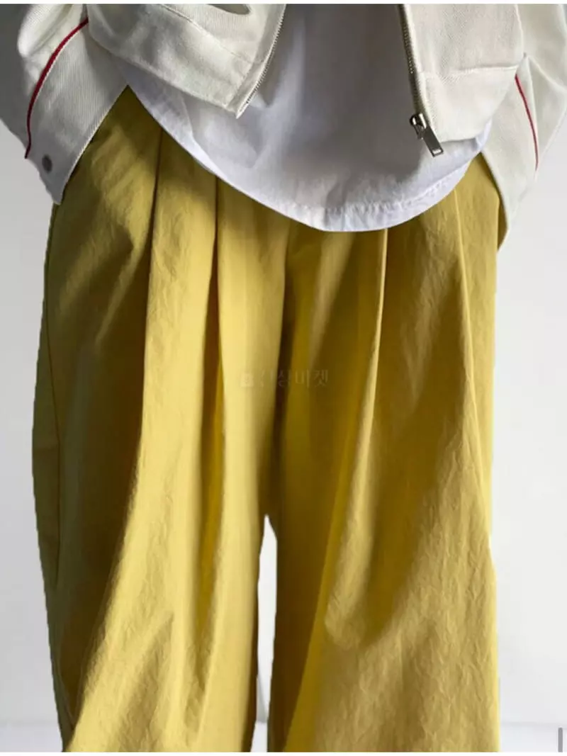 Buckle - Korean Women Fashion - #restrostyle - Hi String Pants - 4