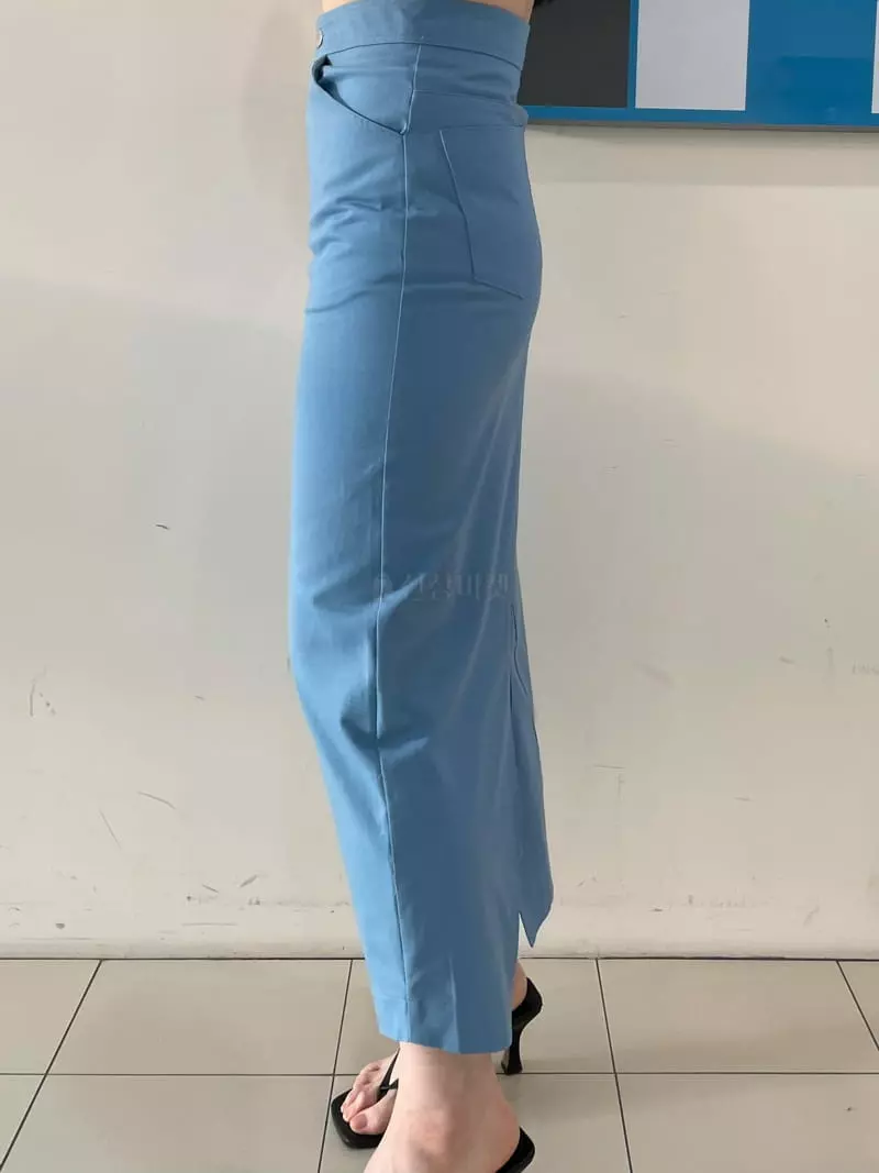 Buckle - Korean Women Fashion - #shopsmall - H Twill Skirt - 4