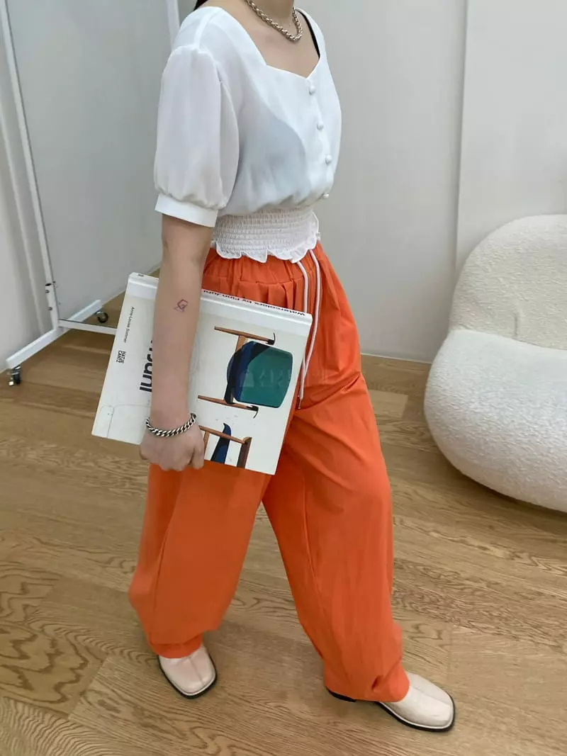 Buckle - Korean Women Fashion - #shopsmall - Buckle Pants - 4