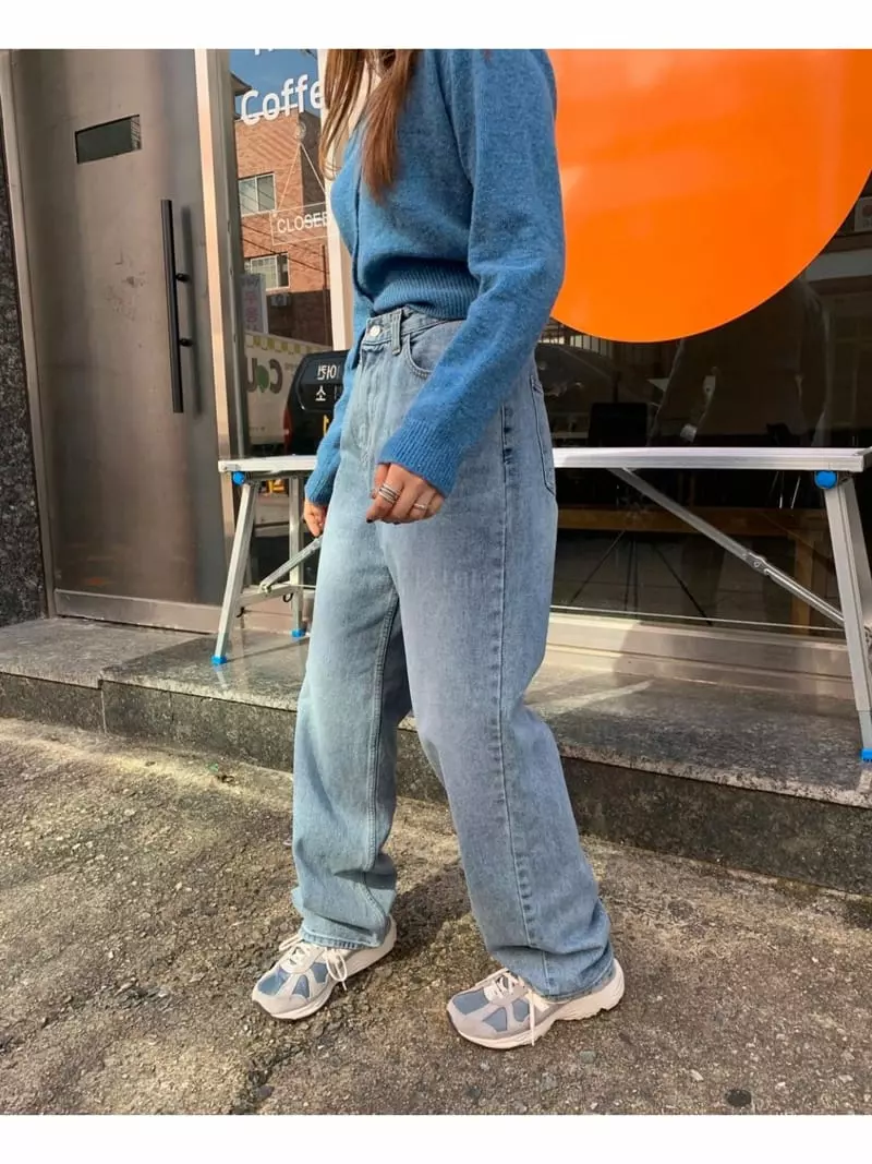 Buckle - Korean Women Fashion - #vintageinspired - Mono Jeans