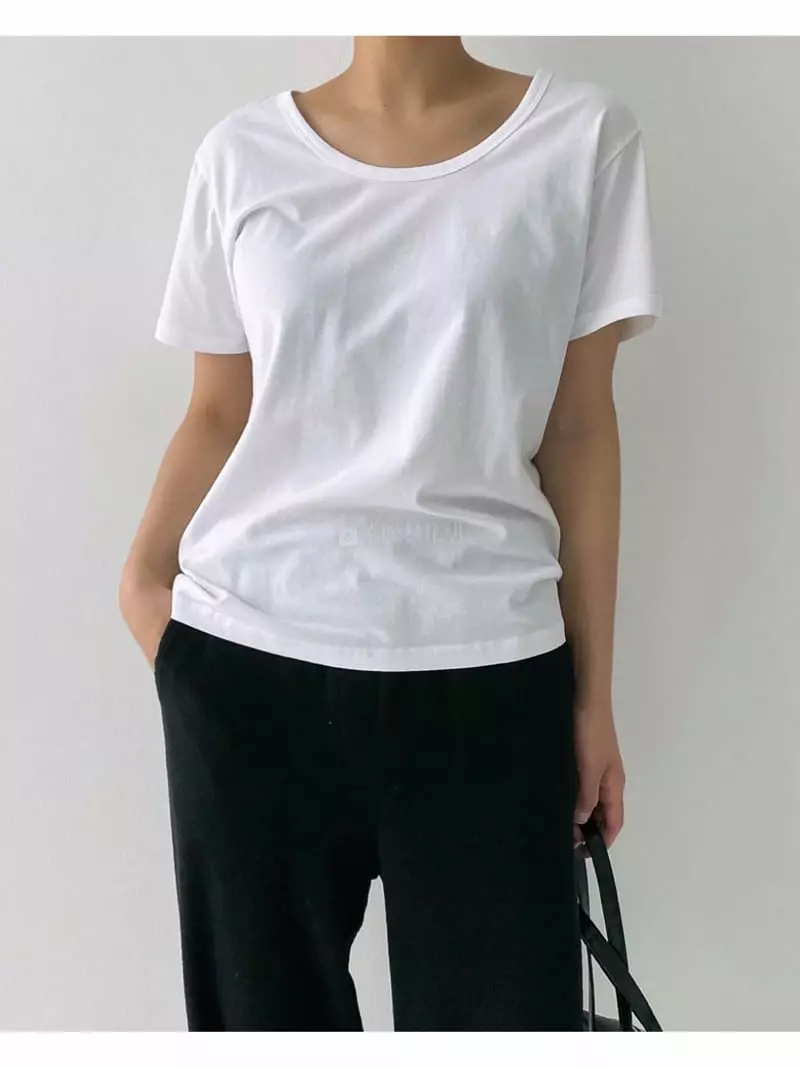 Buckle - Korean Women Fashion - #womensfashion - Luna Tee - 4