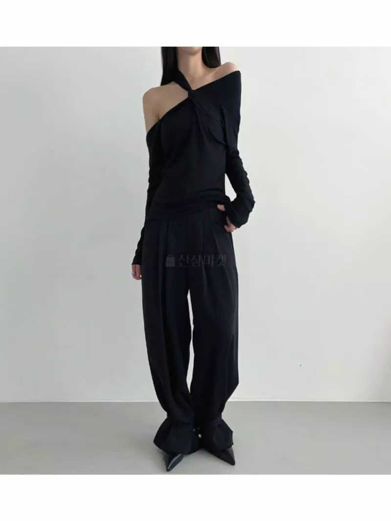 Buckle - Korean Women Fashion - #vintageinspired - Bijou Pants - 2