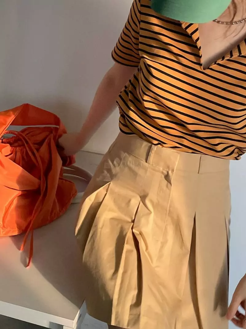 Buckle - Korean Women Fashion - #womensfashion - Stripes Tee - 3