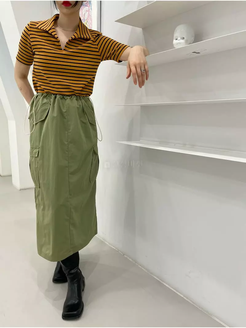 Buckle - Korean Women Fashion - #womensfashion - Cargo Skirt