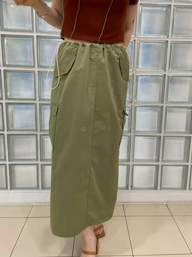 Buckle - Korean Women Fashion - #womensfashion - Cargo Skirt - 3